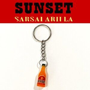 Fallout New Vegas Sunset Sarsaparilla Bottle Keychain - 3.5inch